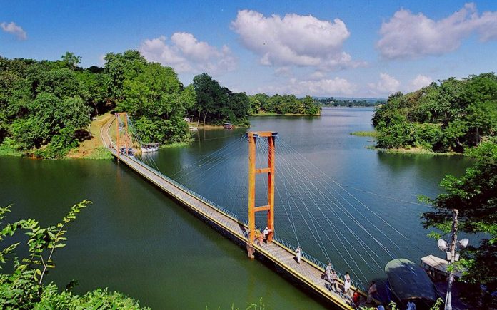 Hanaging bridge Rangamati